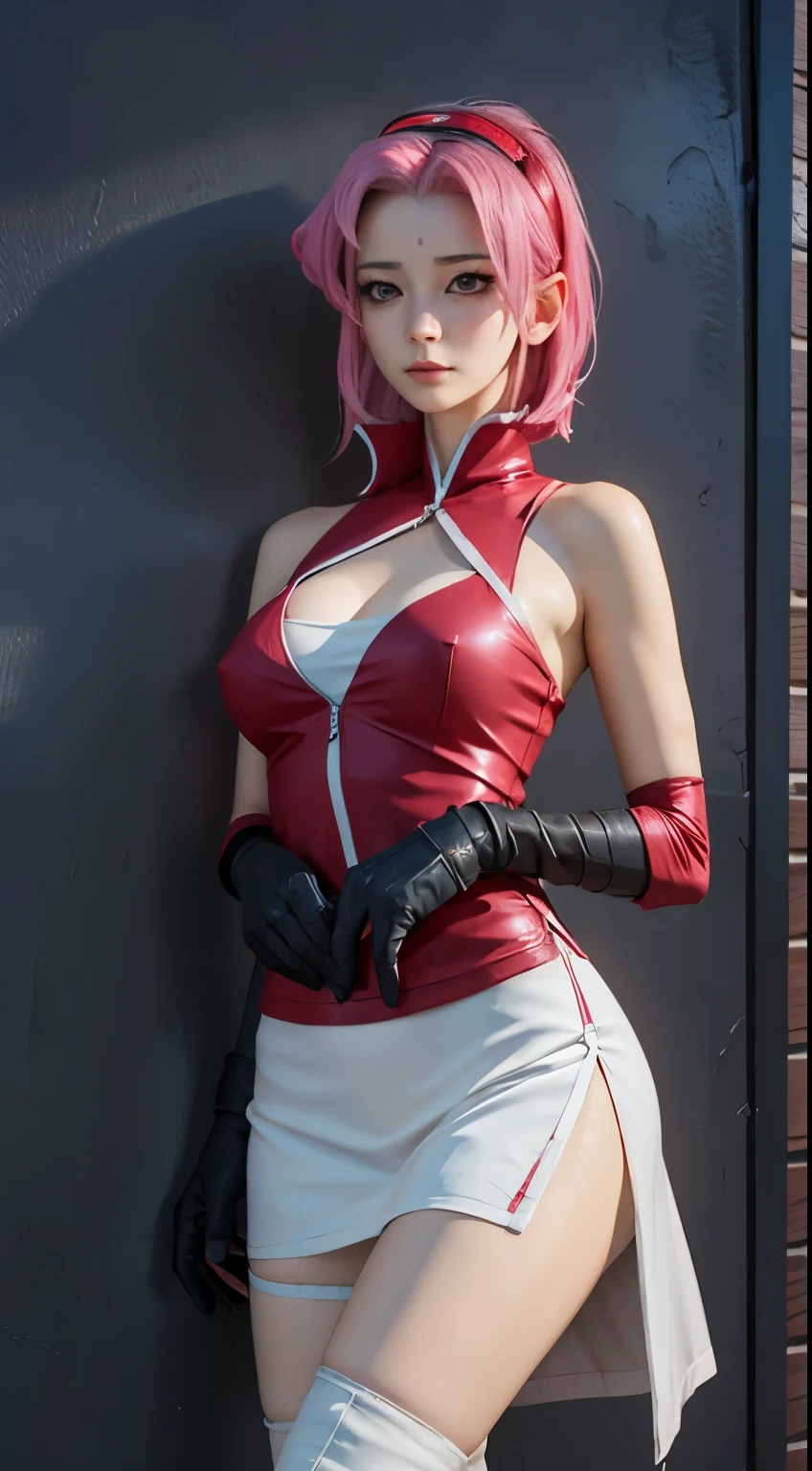 Sakura haruno is very hot. busty. cutout. production