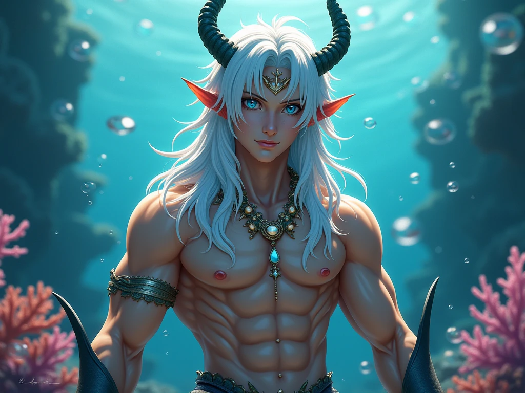 (masterpiece, best quality), man, wearing micro thong, see-through thong , mushroom water world, wide angle, athletic body, male, iridescent skin, flat chest, silver eyes, green hair styled in spikes, determined expression, bioluminescent lighting, small waist, broad chest, big mane, slim scruffy, muscular , illustration, watercolor ink sketch, (best quality)), intricate detailed,solo, masterpiece,