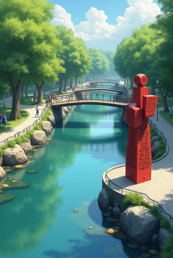 Close-up of poster of people walking on the road, Beautiful rendering of the Tang Dynasty, chinese surrealism, author:Li Tiefu, dreamland of chinese, author:Krzysztof Boguszevsky, Ancient Chinese architecture, author:Juda, Beeple e Jean Giraud, A beautiful artwork illustration