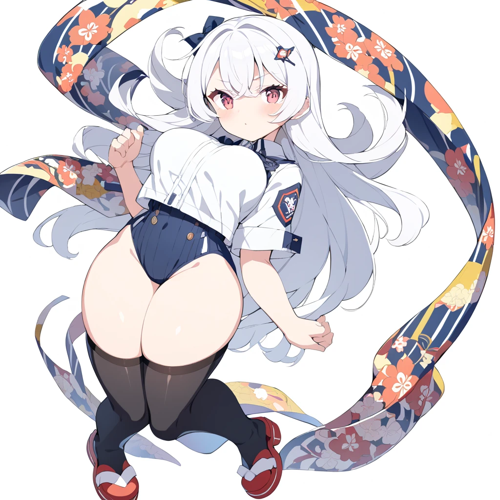 mononobe no futo, One Girl, Long sleeve, Sleeves edged with ribbon, Gray Hair, blue eyes, Proud face,
Underbust,  Large Chest, Spread your legs,Butt,Thighs,Plump，milk,Underarm,Underbust，vapor，High Leg，Low Angle,No underwear,vagina,Female organ,Bunny Suit，