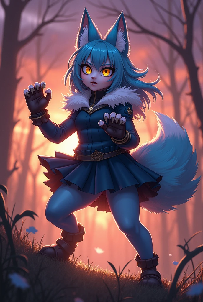 palkatress, anthro, solo, female, tall slender body, wearing purple wizards hat, spiked purple cat ears with white tips, purple eyes, purple collared crop top with long sleeves, black flowy skirt, bare legs, turquoise furry body, white feet paws, black cat nose, cute cat snout, turquoise hair, grass valley, detailed background, high collar, raging, yelling, small pupils, angry,by fumiko, by hyattlen, by hioshiru, detailed, high resolution, floating in the air, shooting black fire balls from her hand, side view, dynamic action pose