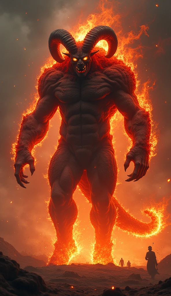 A burning Baurog - SeaArt AI