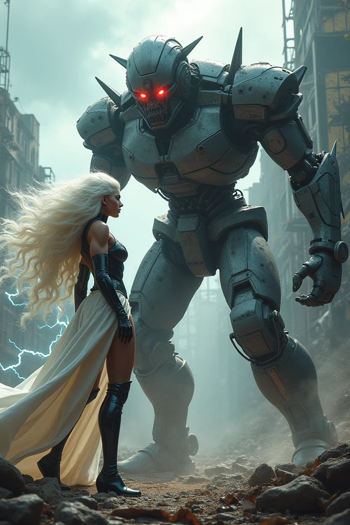 araffe and a woman standing next to a giant monster, amouranth as a super villain, from a 2 0 1 9 sci fi 8 k movie, love death + robots, zombie from doom eternal, highly detailed surreal vfx, artgerm ; 3d unreal engine, love death and robots, still from a music video --auto --s2