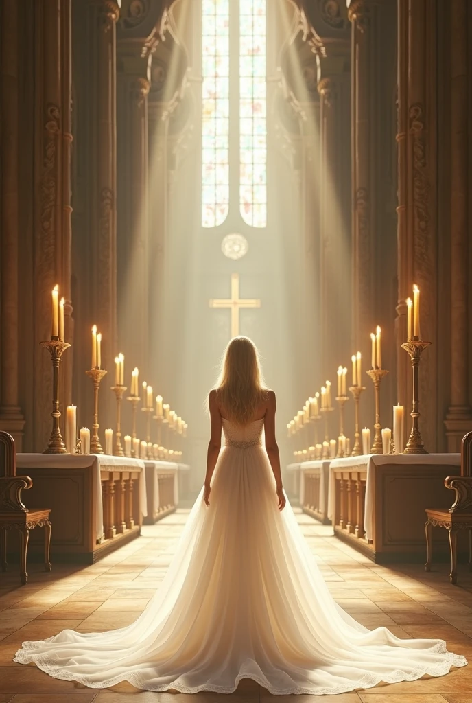 Create someone entering a church 