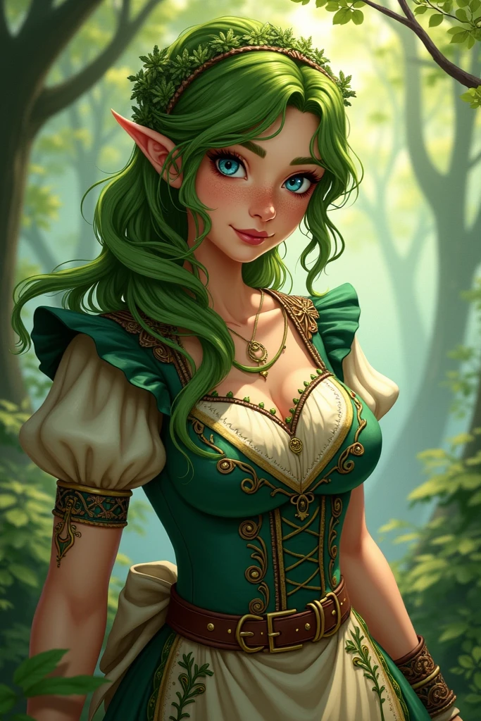 a fantasy forest with an elf, beautiful detailed eyes, beautiful detailed lips, extremely detailed face and eyes, long eyelashes, intricate fantasy landscape, glowing mushrooms, ethereal lighting, lush vegetation, ornate architecture, magical atmosphere, vibrant colors, dramatic lighting, photorealistic, 8k, hyperdetailed, masterpiece