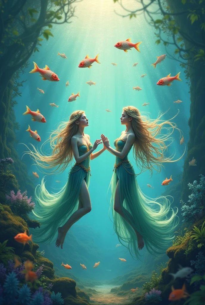 Mermaid Princess, by milo manara and Brandon Woelfel, best quality, masterpiece, very aesthetic, perfect composition, intricate details, ultra-detailed