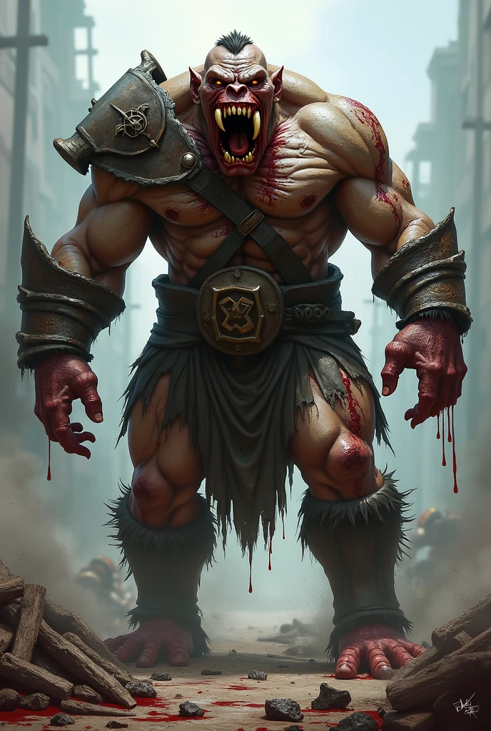 best quality,highres,masterpiece:1.2,ultra-detailed,realistic,physically-based rendering,professional,sharp focus,HDR,studio lighting,colorful,strong shadows,action-packed,kratos,omni-man,powerful,superheroes,mythology,violent, intense battle,epic fight,strength,aggression,dramatic poses,destructive forces,flaming weapons,blood and sweat,battle scars,facial expressions,heroic,superhuman abilities,intense emotions,dark atmosphere,dynamic composition,explosions,flying debris,dramatic lighting,special effects,high-impact,clash of titans,energy blasts,powerful punches and kicks,shattered environment,violence and chaos