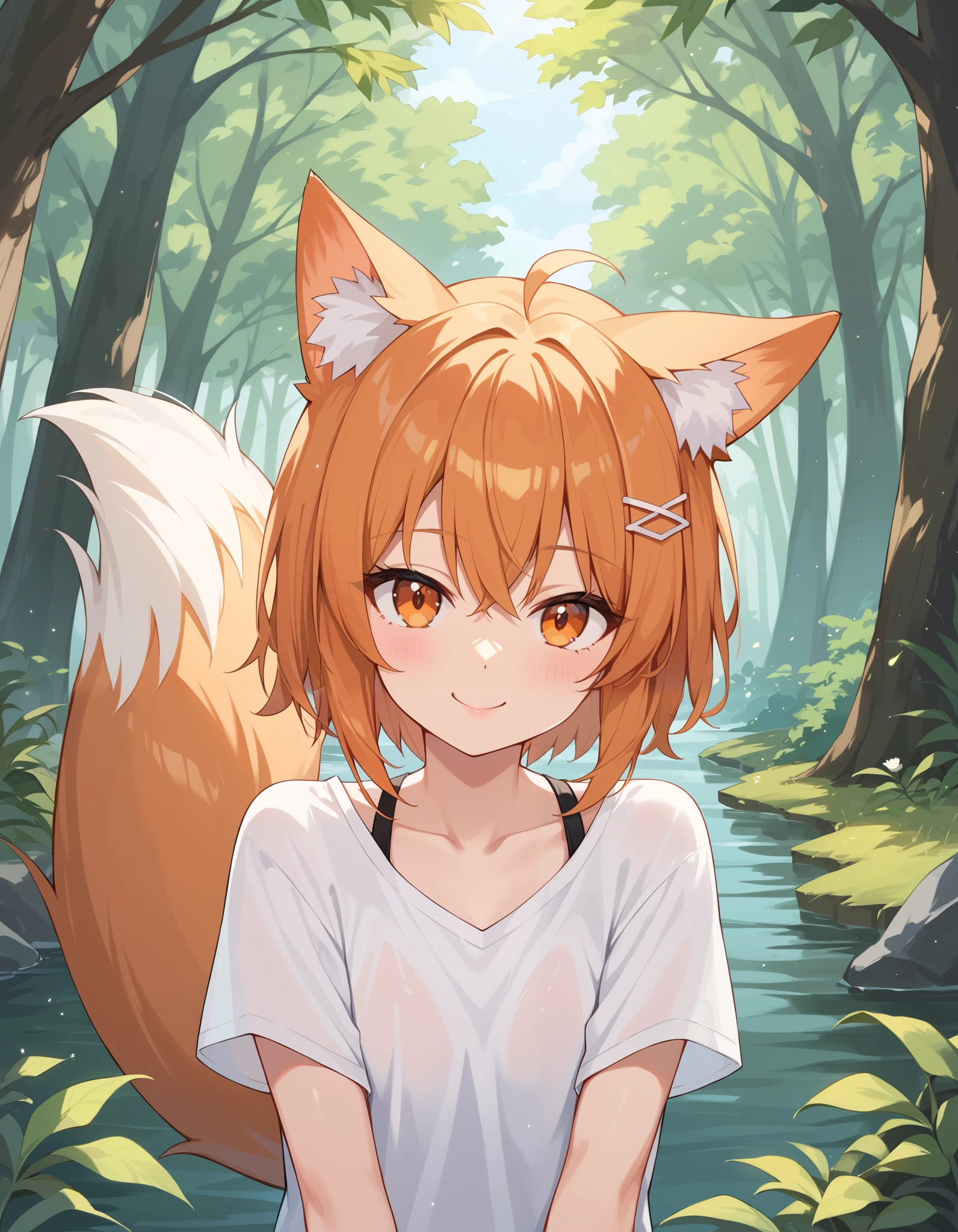 score_9,score_8_up,score_7_up,source_anime,
BREAK
(absurdres,highres),(high quality,best quality),(masterpiece:0.5),
1girl,solo,(cute, petite:0.8),(flat chest:0.7),(skinny:0.5),(pale skin:0.5),
BREAK
orange eyes,looking at viewer,
orange hair,fox ears,animal ears,
smile,
fox tail,
outdoors,forest,