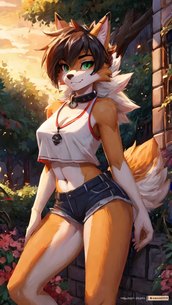 by fluff-kevlar, by Zackary911, by Kenket, by Kilinah, by fluff-kevlar, (masterpiece), (best quality), (anthro furry:1.3, snout:1.2, anthro:1.3, furry:1.2, solo female:1.2), (voluptuous figure), (big breasts), (big thighs), fully clothed, solo, hooters waitress, hooters clothing, working at hooters (seductive expression, perfect posture, blushing) hooters restaurant background, short hair, white hair, red eyes, Lycanroc, Midnight Lycanroc