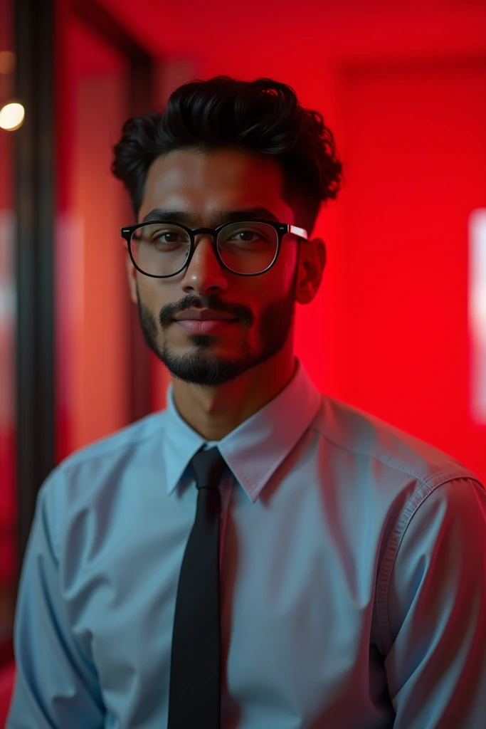 (best quality, ultra-detailed, photorealistic), good-looking malay man, SEAman, dressed in business suit, fit body, walking at the business district, glasses, afternoon, elaborate details