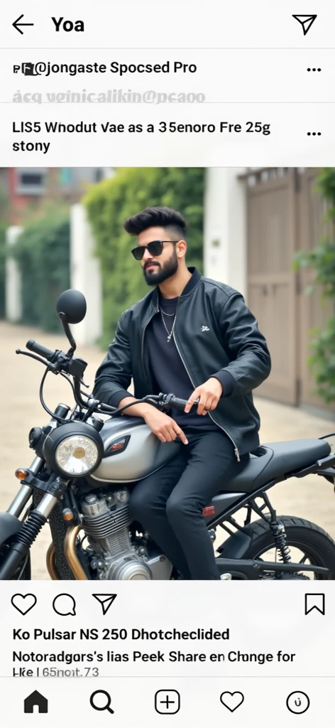 there is a man sitting on a motorcycle with a blue vest, khyzyl saleem, ash thorp khyzyl saleem, kyza saleem, an afghan male type, sayem reza, enes dirig, profile picture 1024px, shabab alizadeh, mohamed chahin, by Abdullah Gërguri