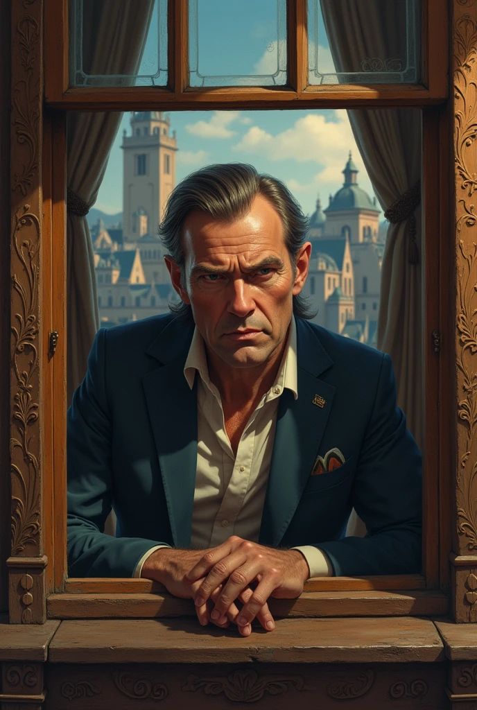 (Shot Full Body:1.3),(((Masterpiece))), (((Best Quality))), ((Ultra-detailed)), (Cinematic lighting), (illustartion), (beautiful detail eyes), (((1boy, teenaged, Slavic facial features:1.5))), Depth of field, (light skin color:1.8), (((Masterpiece, hiquality, hight resolution,Detailed background, A detailed eye, Good eyes, ssmile, good anatomy, Flirting))), (Young face, looking straight:1.2), (hair light, mid length hair:1.5), (mid length hair:1.3), glowing eyes,(blue eyes)The Prehistory of the Russian Village,(hight resolution, Ultra Detailed),Finely detailed eyes and detailed face, fool \tarot\, bard, Symbolism, visual art, Universal, Vision Casting, Popularity, an artistic, winning, subculture, cosmetics, Guy, gay, hippie, overcoat, Greece, ussr, ((blonde blond hair, blonde man, Wheat Hair Color))