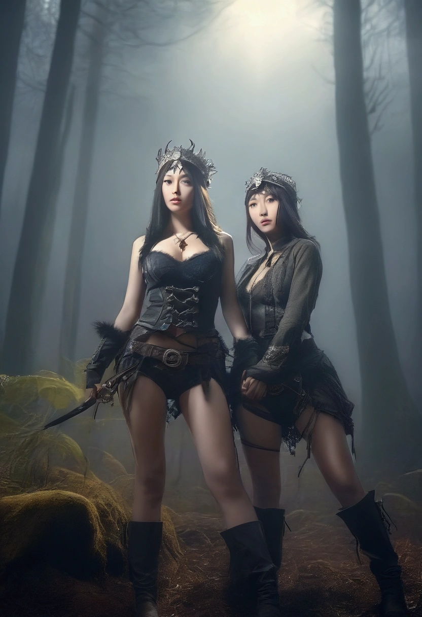 JENNIFER ESPOSITO, with bow and arrow in forest scenery, fantasy art behance, fanart best artstation, 4k fantasy art, 2.5 d cgi anime fantasy art, wlop art, ross tran and wlop, wlop art, art of awesome character, wlop and ross tran, chengwei pan on artstation, best of artstation --auto