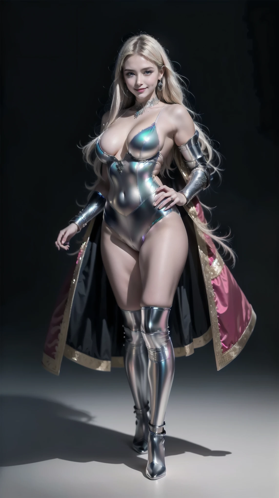 woman arafa in silver outfit posing for a photo, WEARING RAYBAN STYLE DARK GLASSES , glossy  white armor , sleek  white armor , sleek bright  white armor ,  white armor  elegante e aerodinâmica, elegant and smooth white-plated armor, white metal armor, modern clean  white armor , with elegant silver armor, sticky silver armor, streamlined  white armor ,  white armor , elegant silver armor, elegant smooth silver armor, ([long hair hair]:1.8), ( full body :1.8), (imagem de  full body  em pé:1.8), ( upper body:0.3), (hyper realistic:1.4), (realistic:1.3), ( best quality  de pele real textura), ( The Heavenly Warrior Angel of the Lord : 1.6), Close Friends, (they are hugging each other:1.2),( Iridescent body detailed with a beautiful fractal or marble design:1.5), ( Beautiful and delicate ruby , topaz,  Emerald and sapphire jewelry :1.6), ( Open Legs :1.4), (vagina aberta:1.4), (Lascivious smile:1.2), (bold:1.2), (immoral:1.2), ( small breasts with beautiful raised pink areoles :1.5), ( camel toe ), (expression of ecstasy:1.2), ( incredibly beautiful nature background :1.6), (18 years old:1.5), (Sexy and Glamorous:1.1), ( A flirtatious expression :1.6), ( smiling seductively :1.6), ( full body ), ( erotic pose :1.5), ( thick eyebrows :1.2), (big purple eyes:1.2), ( Ultra-detailed eyes :1.4), ( High-resolution eyes :1.1), ( ultra detailed skin texture :1.4), (Toned and beautiful body:1.1), Hair bow, (moist skin:1.1), ( sexy face :1.5), ([long hair hair]:1.8), (imagem de  full body  em pé:1.8), ([long hair hair]:1.8), ( full body :1.8), ( best quality , 4K, 8k,  High resolution , masterpiece:1.2), ((change)), ((18 years old)), (( female )), (1 ), ((changeta)), body proportions, (Chapped lips:1.4), (blush de nariz:1.2), foreshortening, black cuts, (eye contact), High contrast, ultra high resolution, high resolution, detailed, Clean face,  ( sexy face :1.5), 