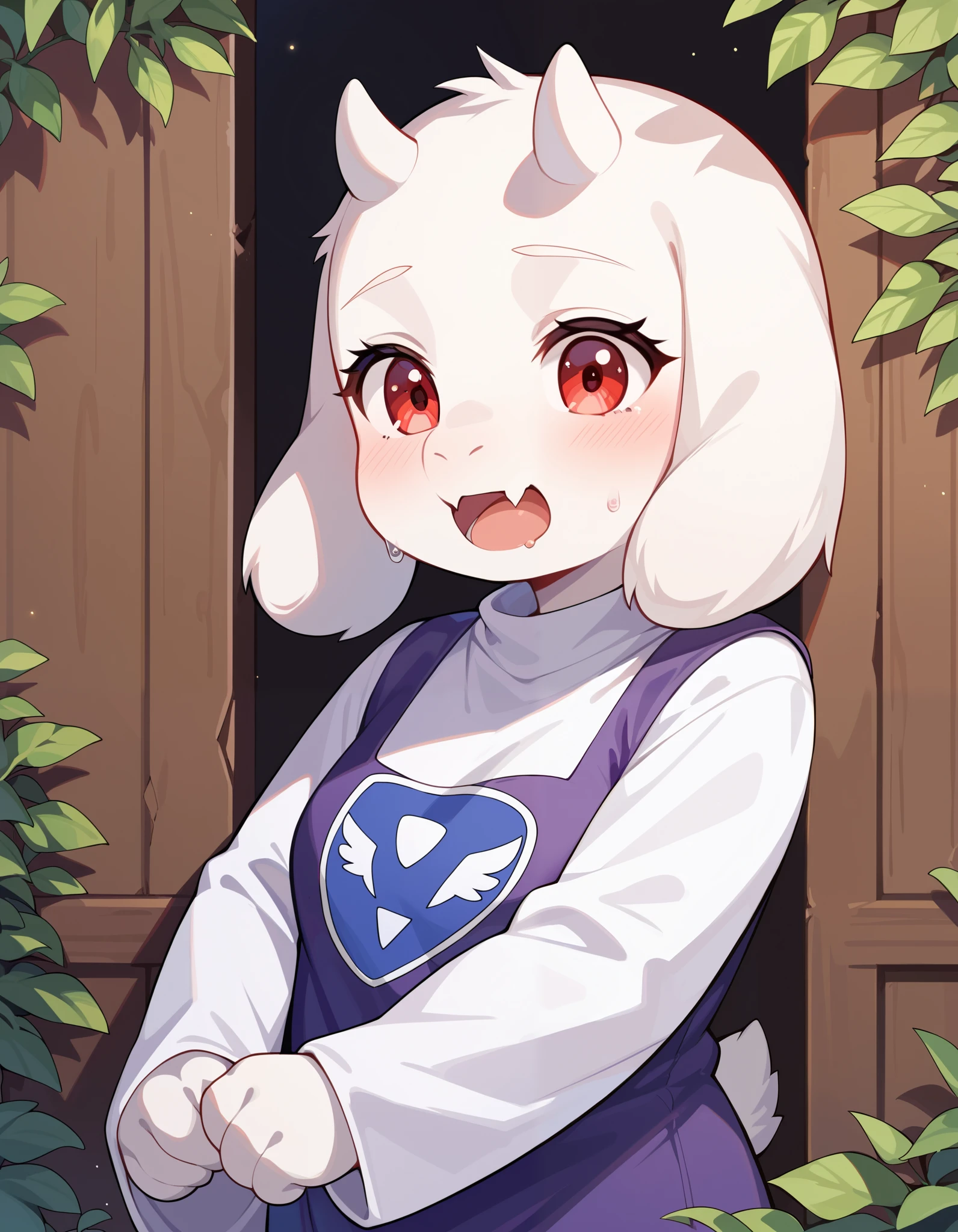 score_9,score_8_up,score_7_up, source_furry,, furry, fur whiter, 2D, BREAK, 1girl, solo, Toriel, young