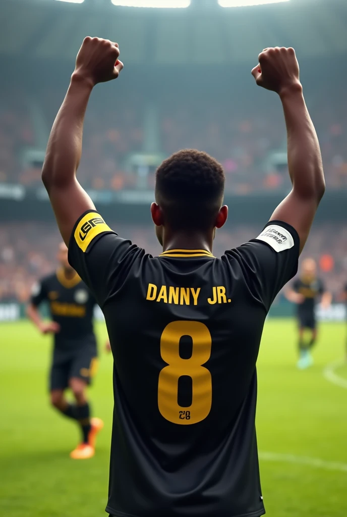 There are no clothes on the upper body,A sports student wearing only underwear on his lower body,Wearing white football socks, sitting forward with your feet stretched out,Brown skin,A little beard on the face,2d anime