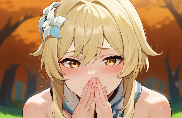 ((((Super Illustration Style:1.0)))),Highest quality,Best Anime,masterpiece,Ray Tracing, Global Illumination,Fellatio gestures,One girl, alone,View your viewers,Outdoor, Portraiture,saliva,Verbal invitation