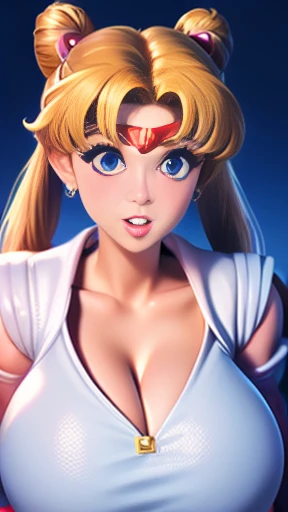 The beautiful body of Usagi Tsukino, Big Breasts, Beauty,    Plump Lips,   High Quality 
