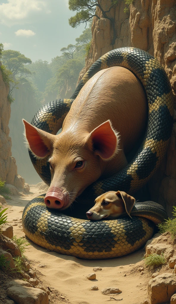 A hyper realistic, ultra detailed image of a terrordog, fat, (((((feral))))), wild mane, flowing mane, textured mane, ((hair over eyes)), pig snout, tusks, mane, spines on back, long spines on back, thick thighs, pink body, duo, shaded, intricate, realistic, detailed background, dark skin, (saliva:0.8), monster, claws, panting, drooling, saliva, aroused, face down, ass up, on a klingon star ship, freighter. ((((excessive drooling, duo, hyper balls, pov low angle, small pig tail, pig feet, feral, excessive anal scat, standing on all fours, spreading legs, hands on butt, faceless human, excessive hyper anal feces, feces on stomach))))
