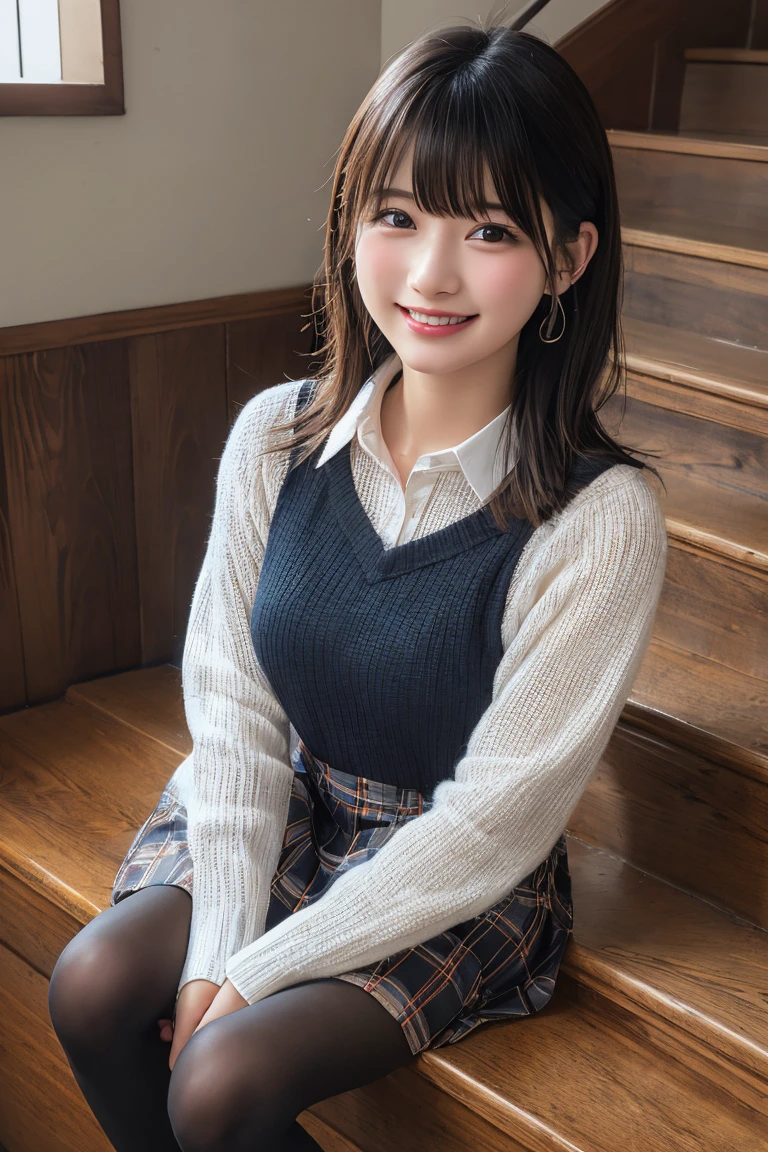 masutepiece, Best Quality, Illustration, Ultra-detailed, finely detail, hight resolution, 8K Wallpaper, Perfect dynamic composition, Beautiful detailed eyes,short bob, mid-chest, Natural Color Lip, Random and sexy poses,Smile,26 years girl、Colossal tits、Examination room、Red High-Neck Sweater: A cozy red sweater with a high neckline, perfect for chilly days. It adds warmth and style to your ensemble. Navy Blue Pencil Skirt: A classic and elegant choice. The pencil skirt typically falls just below the knee, creating a flattering silhouette1. Sheer Stockings: These delicate stockings add a touch of sophistication. They’re lightweight and perfect for pairing with skirts or dresses.doctor coat Blue High-Heeled Shoes: Elevate your look with blue high-heeled shoes. They elongate your legs and add a polished touch. Brown Hair: Your natural hair color complements the overall outfit. It’s versatile and goes well with various styles. White Coat (Like a Doctor): The white coat adds a professional touch, reminiscent of a doctor’s attire. It’s a symbol of authority and expertise.