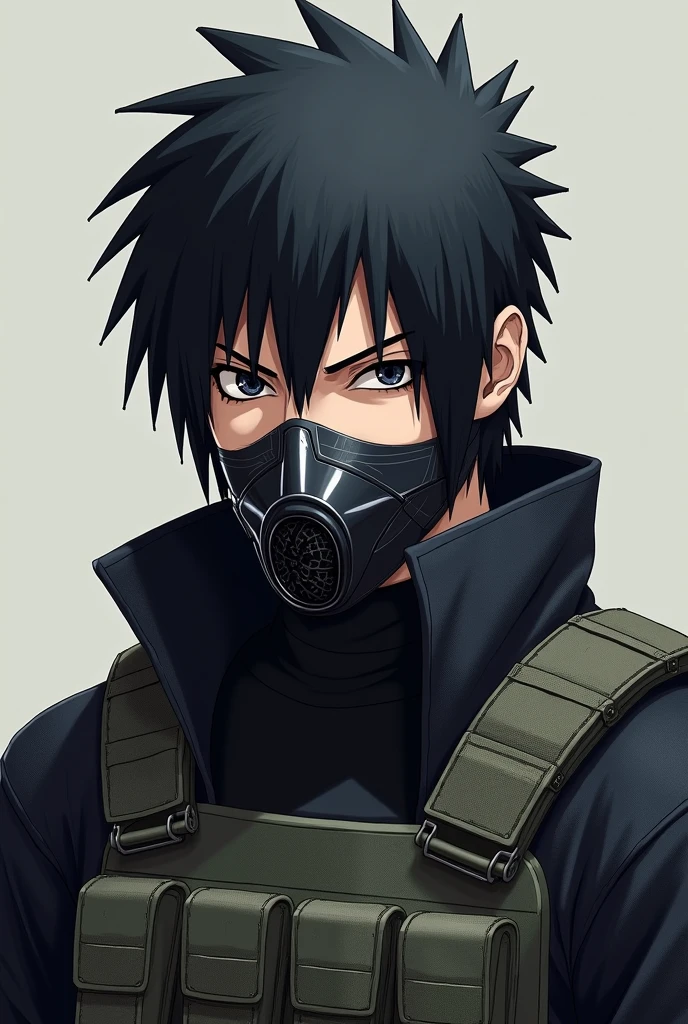 sportrait, neonlight, 1boys, Junior style, disheveled black hair, Scratches on Cheeks, Black and white clothes, jaqueta de couro, denim pant, Boots, Turban with leaf symbol, perfect eyes, mizore, red eyes, full bodyesbian, Color - name Uchiha ,Red Sharingan,Ninja forehead,The sign of Konoha,The family emblem of the Uchiha clan