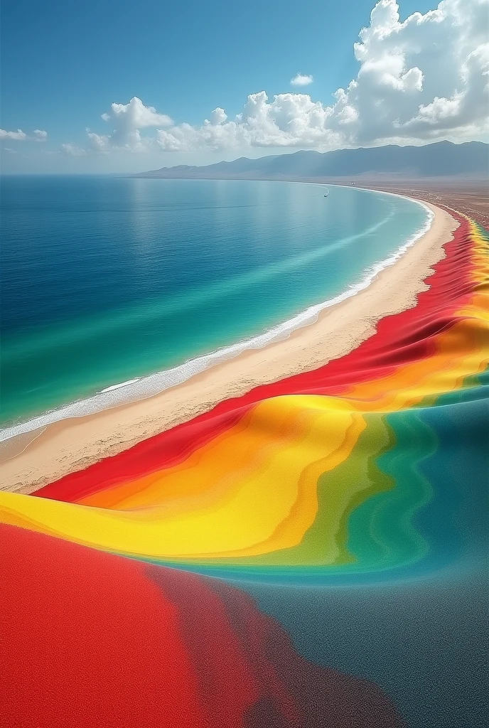 paints of various colors fly into the air and splash, forming small uninhabited painted islands, all the paints come out of a single point and expand exponentially. high image quality, with contours giving volume to the flying ink. Totally white background, no shadows