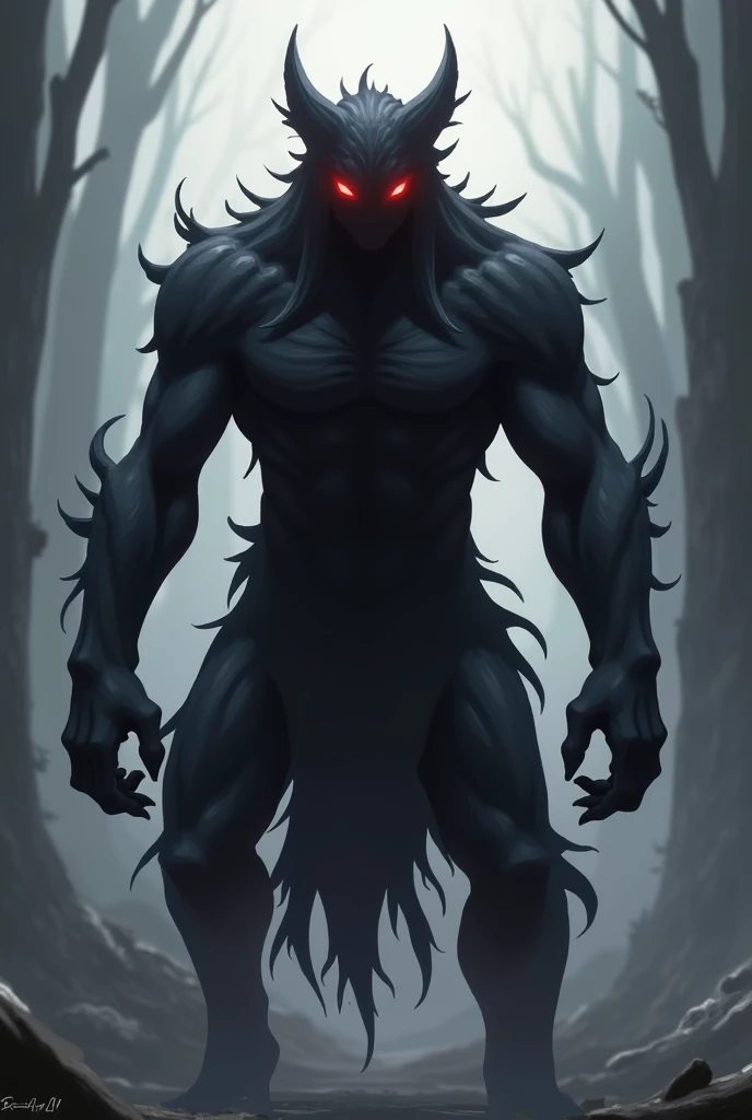By bebebebebe, by lostgoose, by goonie-san, solo, male, standing, (massive, giant, haunting expression), (((monster, creature, horror, shadow, glowing eyes)), sweaty balls, veiny penis, (grabbing viewer), snout, fur, canine, nude