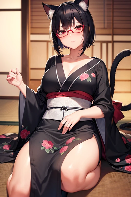 Kanao Tsuyuri, DESNUDA (pelaje negro) (pose sexy) (pussy juice) (tetas grandes) (cuerpo completo) (TOTALMENTE DESNUDA), (kimetsu no yaiba)