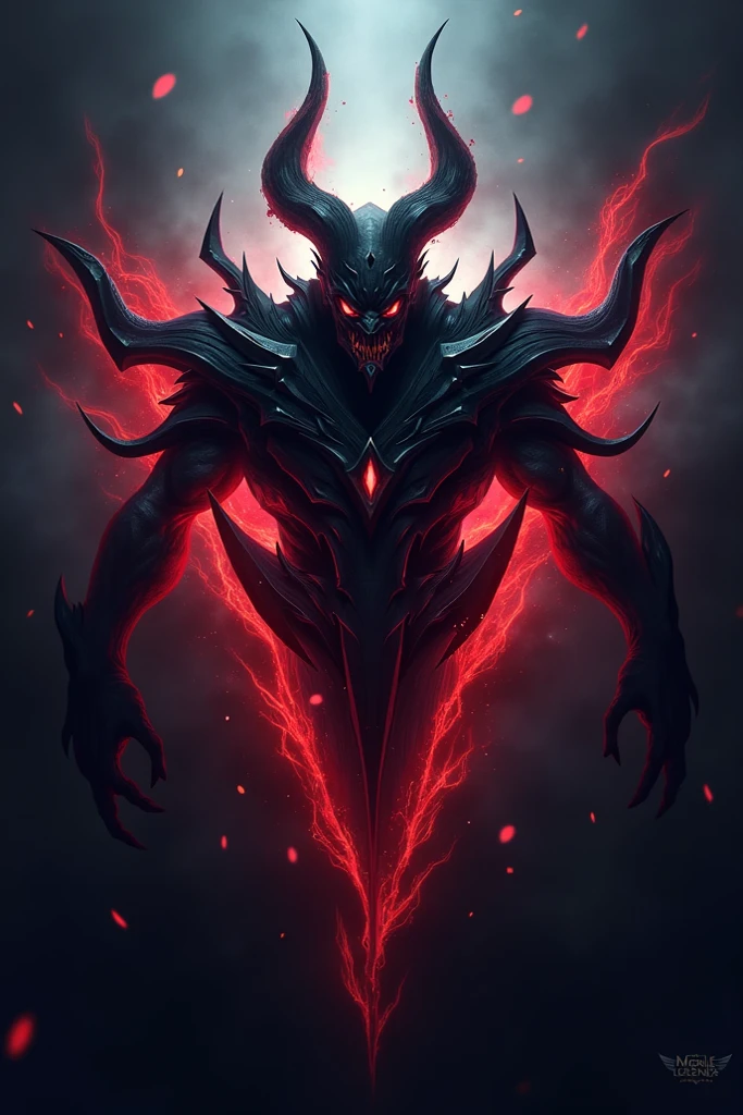 Nyx's appearance is an ever-shifting nightmare, constantly morphing and reshaping as it moves. Its body is a mass of writhing shadows and grotesque appendages, seemingly defying the laws of physics. Glowing crimson eyes peer from the depths of the darkness, exuding a sinister and soul-piercing gaze