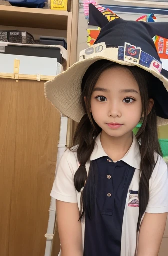   Ultra High Definition,   high definition  ,  retina, 
   twin tails, stick out my 舌, masterpiece,   best quality, 
(((  Transcendence Cute Elementary School Student  )))、((( Witch hat )))、((Witch&#39;s Clothes))、 Witch's Transcendence Short Skirt、 ((  Ultra Short Skirts  ))、(( beautiful legs))、Outback of the Forest 、Deep Forest、((( detailed pussy )))、((Belly button))