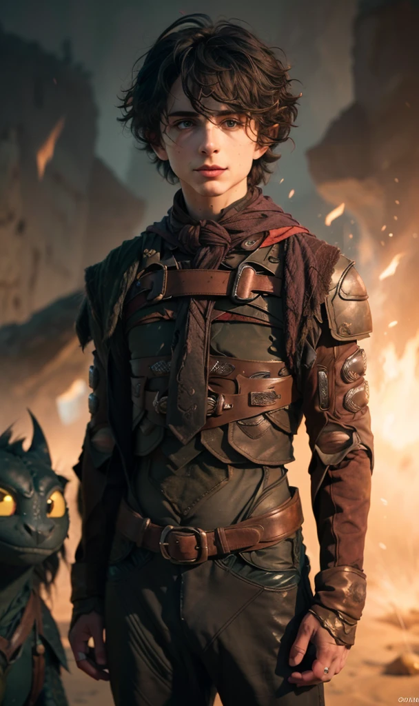 timochal2023, 1boy,  as timochal2023, 1boy,as Hiccup Horrendous ,how to train your dragon, uhd,  best quality, masterpiece, trending on arstation, rtx on, reflections,  dramatic lighting, cinematic lighting