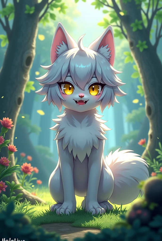 furry girl wolf anime