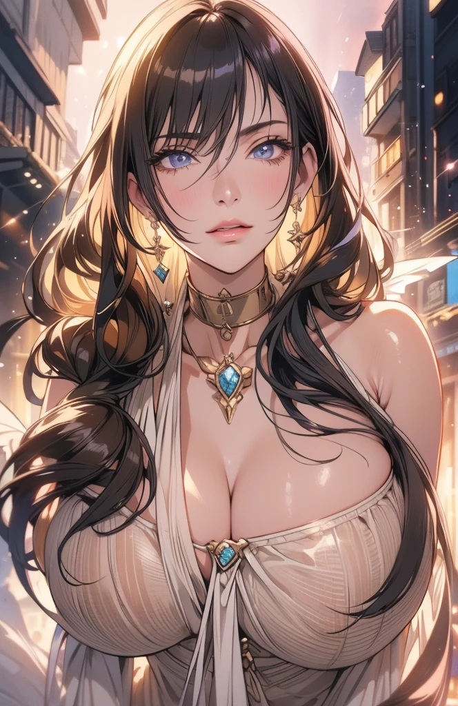 cleavage, Big breasts, Jewelry, Rich, Elegant, Attractive, 16 K, nffsw, nffsw, Raiden General, Best Quality, masutepiece. (Cinematic Digital Artwork: 1.3), High quality, masutepiece, of the highest quality, Super Detail, Illustration, [4K digital art]、 lndswgnr, (Sharp Focus: 1.5), (Moody lighting:1.2), depth of fields, bokeh, 4K 、(masutepiece:1.3), High resolution,  ultra-detailed, the Extremely Detailed CG Unity 8K Wallpapers, Realistic, Photorealsitic, Raw photo, beautifull detailed face, pale skin, realistic glistening skin, Detailed Cloth Texture, detailed hair texture, Perfect body, Beautiful face, acurate, Anatomically correct, Highly detailed face and skin texture, Natural neck length, (Beautiful hands), (Fair skin:1.2), thin legs, Thin feet, Detailed people、A detailed face、Detailed background,all nude,pink nipple, nude breast,tongue out,big breast,