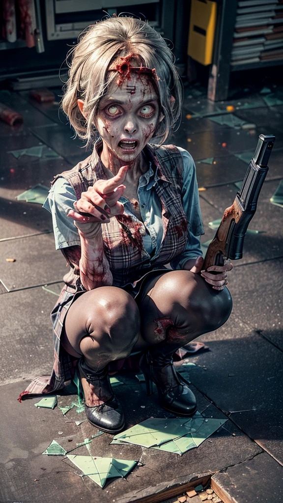 hình ảnh thực tế, bộ phim thủy thủ mặt trăng, nhân vật Aino Minako biến thành zombie, toàn thân thối rữa