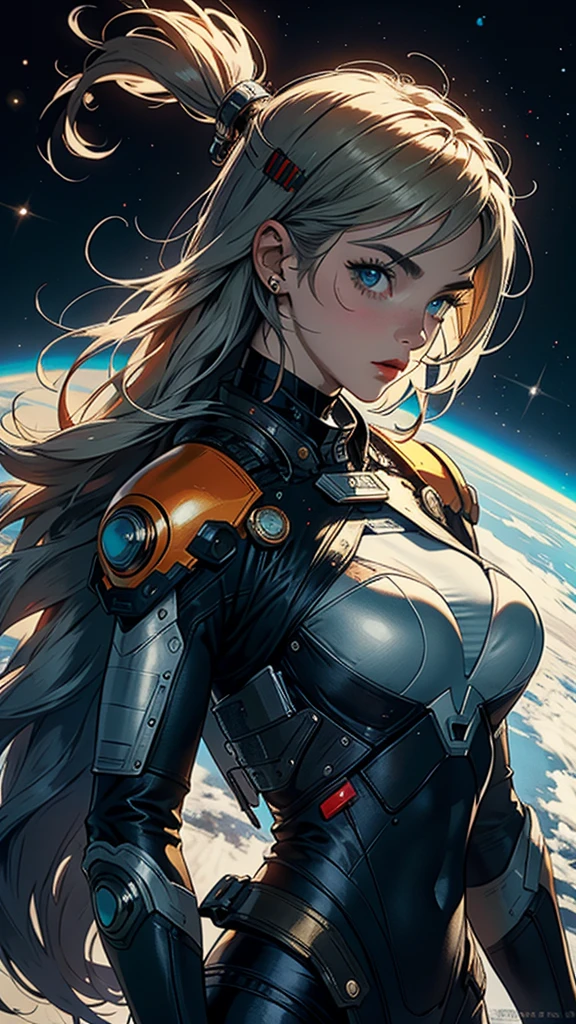 (((ultimate best quality))),((((solo:1.2)))),((((1girl:1.2)))),((((beautiful perfect woman)))),(((detailed perfect body, detailed perfect finger))),((((((ultimate spacethriller movie poster)))))),(((bust up, close up))),(((((American comics))))),(((extreme highlights))),(((Extremely colorful, primary colors))),cleavage, super beautiful lady,(((((typography))))),(((text))),(((((looking up or looking down))))),(((((speech bubble))))),(((A confident face)))