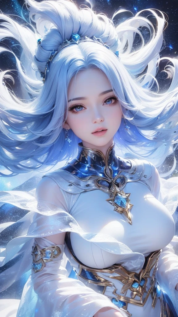 ((masterpiece)), ((( best quality))), (( Very detailed)), ((shape)),[ Realistic Light Effects ],shadow,( Fantasy Style ),(White background:1.6), simple background, (Earth Theme),(Cape)[(Hair Focus,(( one girl )),[( Big Slime Hair ): (Cloud Hair):0.3], (Background Hair ),( high saturation ),( Hair Surrounded by Galaxy Splash),)):(( Her Hair Is Made of Galactic Clouds ,:1.27628), ( Her Hair and Clothes Are Galactic Clouds and Star Clusters :1.1025),(Cape is becoming galaxy clouds)
