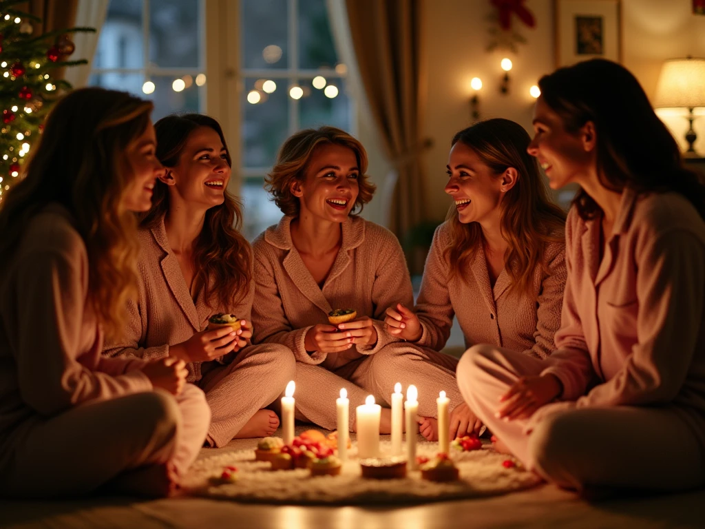 spa birthday party girls white and pink bathrobe 8 year old girls little girls balloon party girls toasting red non-alcoholic drinks and cake