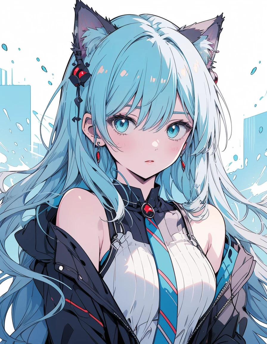Anime girl with blue hair and blue eyes in blue dress, style of anime4 K, digital anime art, digital art in anime style, Anime art wallpaper 8k, Anime girl with teal hair, digital art on pixiv, anime art wallpaper 4k, anime art wallpaper 4k, Detailed Digital Anime Art, advanced digital anime art」, digital anime illustration, Anime Artwork,ssmile