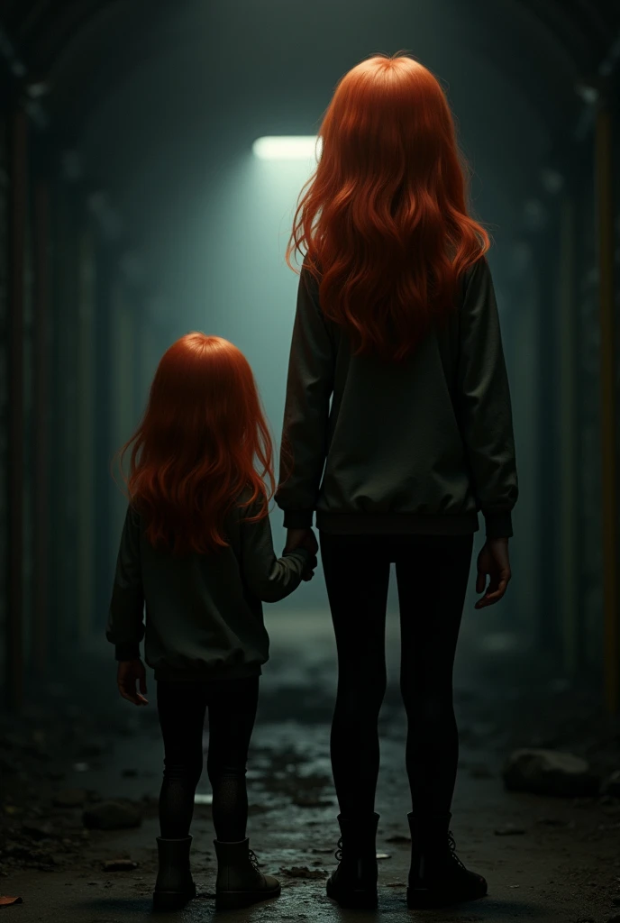 Sadie Sink and Natalia Dyer, battling Cthulhu
