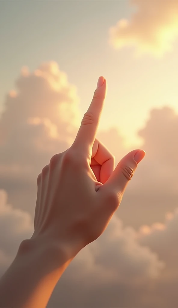 make a 4-dimensional image of sign language code using your hands