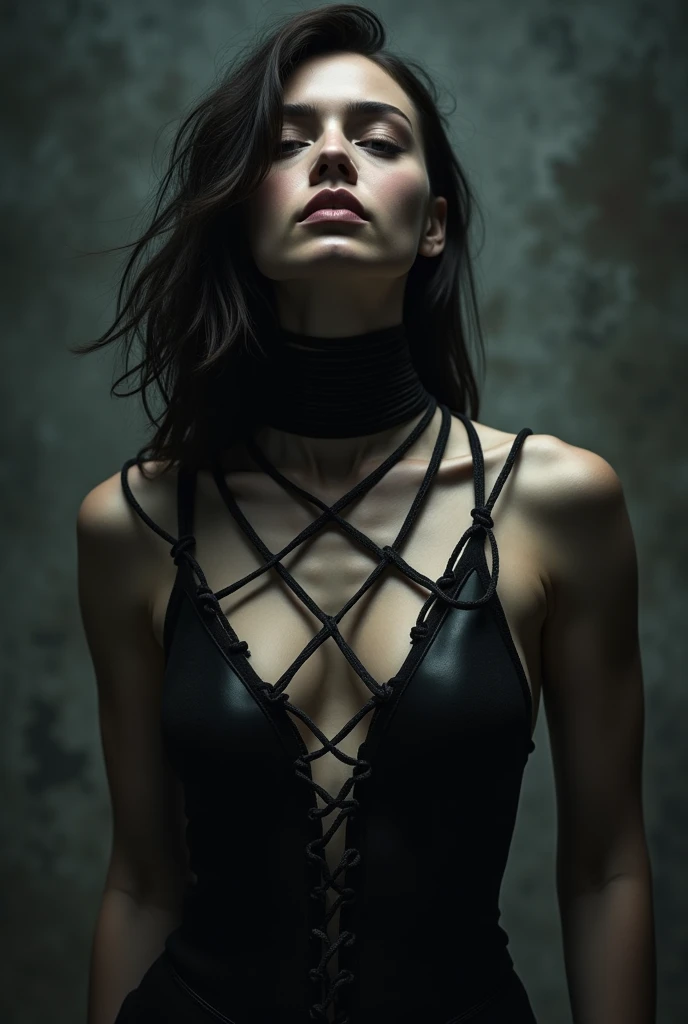 a woman, criss cross