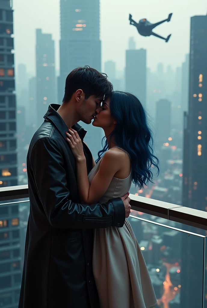 american woman hugging a man in front of a window with a city view, with pale skin, pale glowing skin, pale fair skin!!, inspired by Megan Fox, pale ivory skin, pale porcelain white skin, ulzzang, porcelain pale skin, pale beautiful skin, pale - white skin, hyperrealistic aesthetic, beautiful and aesthetic, High resolution, high Quality, 4K, Details, by Madison Beer, Megan Fox, by Megan Fox, Madison Beer