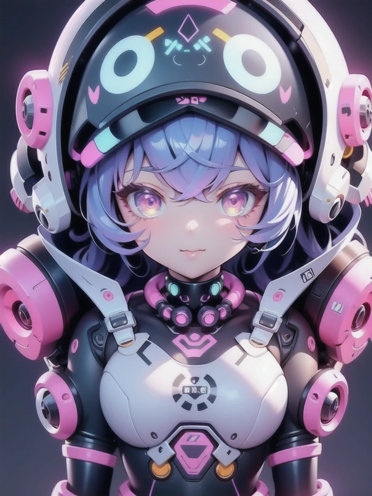 Cartoon girl in futuristic clothing with high-tech black eye mask,Full body painting， Black Cyberpunk Eye Mask，Perfect girl, best cartoon 4k konachan wallpapers, Simple background，cartoon, Cute girl, Cyberpunk cartoon girl mecha, Azur route style, cartoon cyberpunk art, beautiful girl, Girl in mecha network armor, Actress, full body