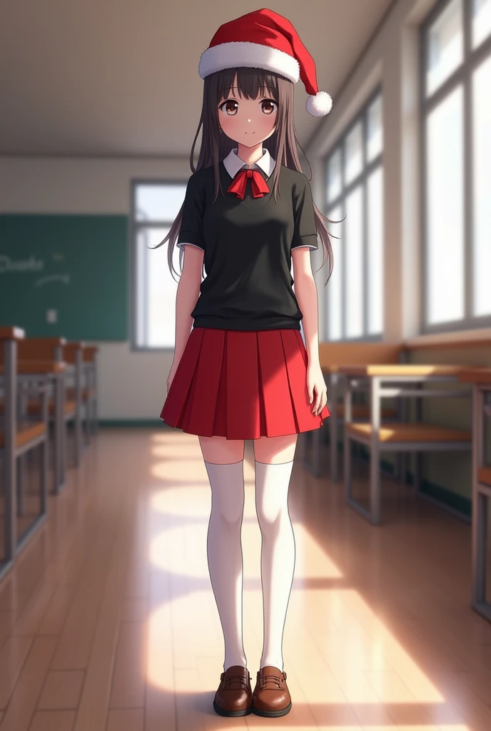 School girl with white socks