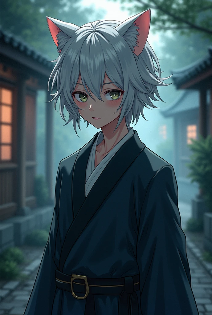 Tokito Muichiro half anime cat