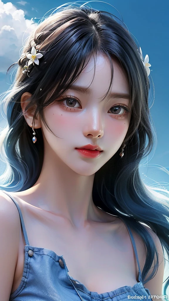 Ultra detailed complex 3D rendering of face, full body image of glamour shot, pink micro bikini, long hair, viewer view, Various poses, (((Huge breasts: 1.4)), (Very soft breasts)), RAW photos, (Highly detailed skin: 1.2), (Exposure: 1.1), bare feet, (shiny skin),((Realistic lighting, top quality, 8K, Masterpiece: 1.3)), clear focus: 1.2, 1 girl, Perfect figure: 1.4, (cleavage), intricate details, jeweled ultra-detailed large crown: 1.2), (surreal), (high resolution), (8K), (very detailed), (beautiful detailed eyes), she radiates soft and bright light, jewels of intricate details, 1 girl, solo, long hair, wind, gorgeous face, top quality, masterpiece, maximum detail, diffused lighting, (Blue-black hair: 1.3), Valhalla Valkyrie, beauty, facial muscles
