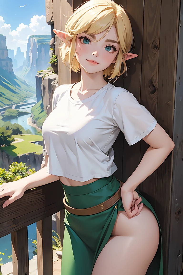 Zelda ((masterpiece)), (illustration), ((best quality)), rainbow color, high resolution illustration, Amazing, highres, intricate detail, extremely detailed CG unity 8k wallpaper ((zelda)), small breast, naked, Blonde long hair, infatuation, (green eyes), NSFW, moonlight, night, in the water, hot spring, sexy short skirt, no panties, wet clothes, transparent clothes, no bra, undressing, lifting skirt