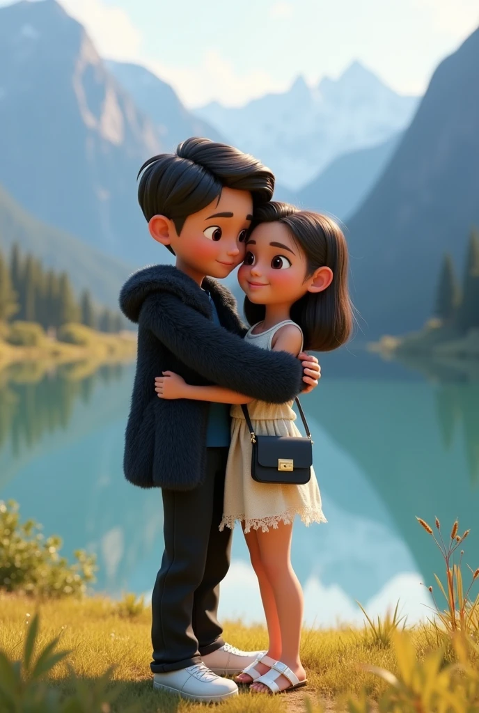 Make a Pixar-style animated illustration with great detail