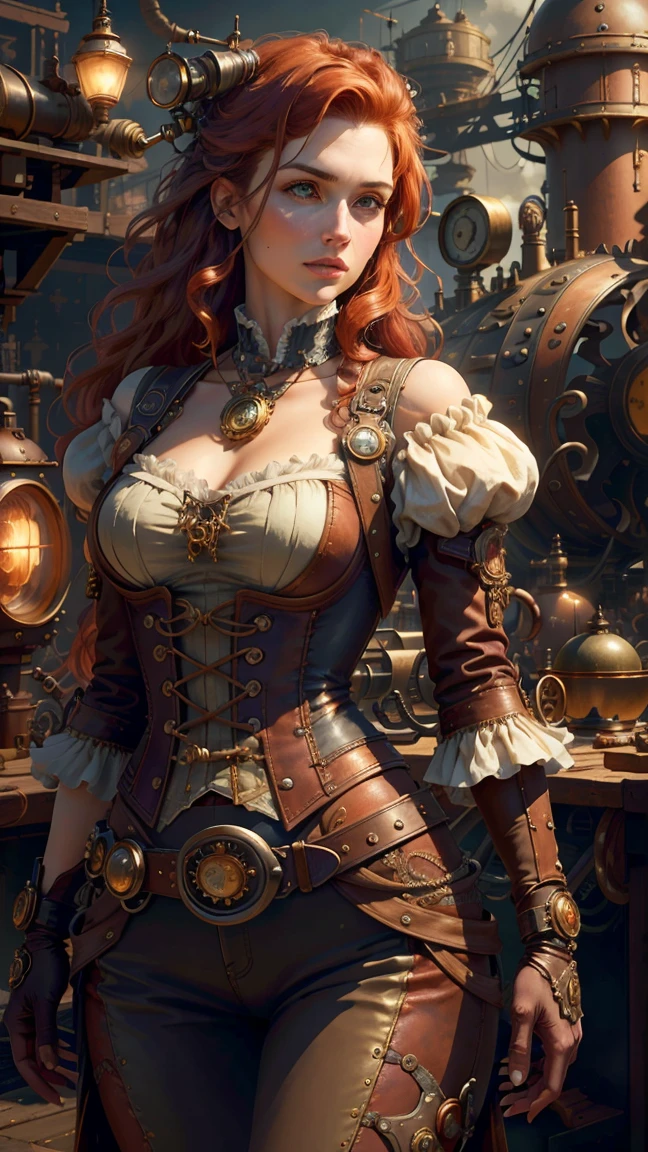 girl mating with tentacles:1.3, Masterpiece,Best Quality,(Super Detail),Perfect Lighting, Highly detailed CG,Super detailed,(Highly detailed eyes,Very cute face,Highly detailed face:1.3),Beautiful Anime Girl,(Solo Girl),(Super huge boobs:1.9),(Sensual,Glamorous:1.7),(Blonde,Shoulder-length medium hair,Twin braids,Let your hair hang forward:1.5),(Big light blue eyes),(Very happy smile,Open your mouth wide:1.3),break,(steampunk costume,White blouse,Navy tiered skirt:1.5),Steampunk Background,Steampunk City,Huge clock tower,Are standing,Turn around and look at the viewer,Dynamic Pose,Cowboy Shot