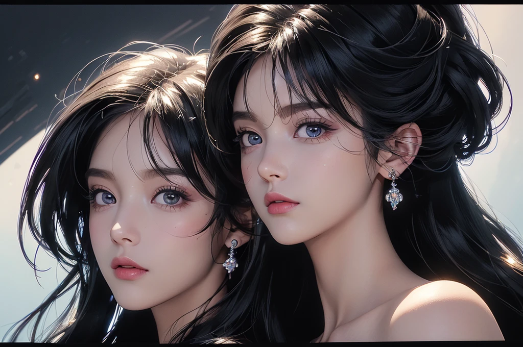 Jang wonyoung, wonyoung, doll, full lips, court lady, Blonde, Blonde, Long hair, big breasts, .